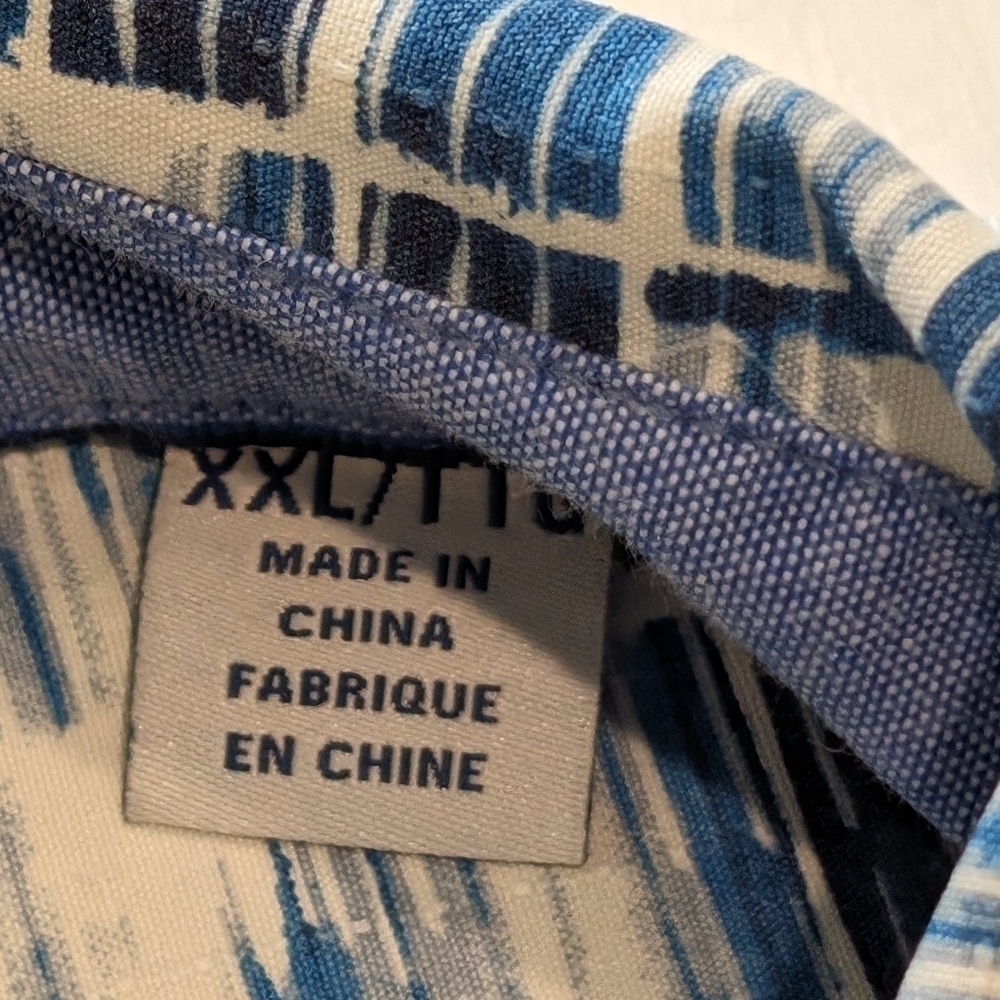 Tommy Bahama Tazmania Tiles Camp Shirt Mens XXL Island Zone Silk Blend - Picture 7 of 11